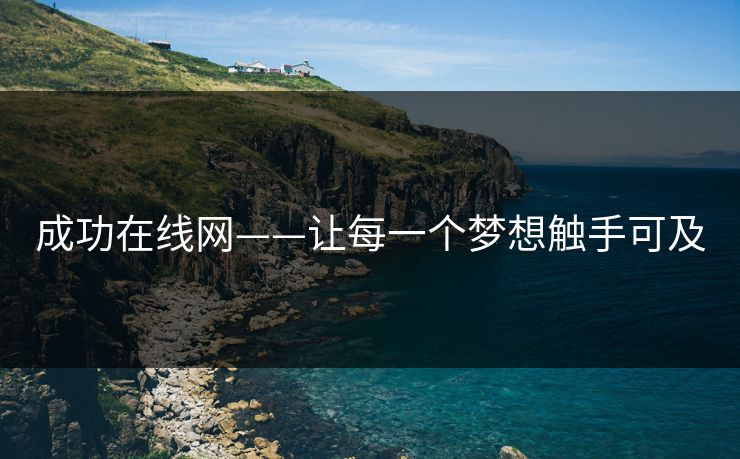 成功在线网——让每一个梦想触手可及